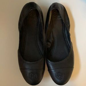 Cap toe Tory Burch ballet flats